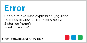 Anna, Duchess of Cleves: The King's Beloved Sister
